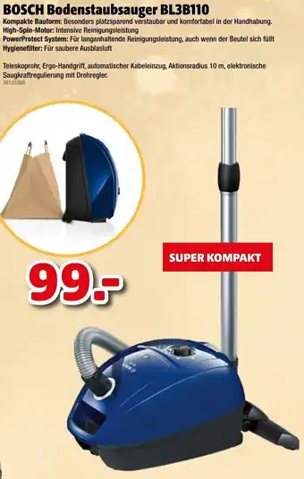Liebmarkt Bosch Bodenstaubsauger BL3B110 Angebot