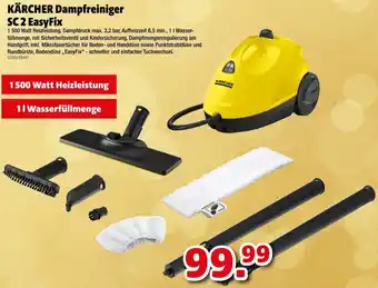 Liebmarkt Kärcher Dampfreiniger SC 2 EasyFix Angebot
