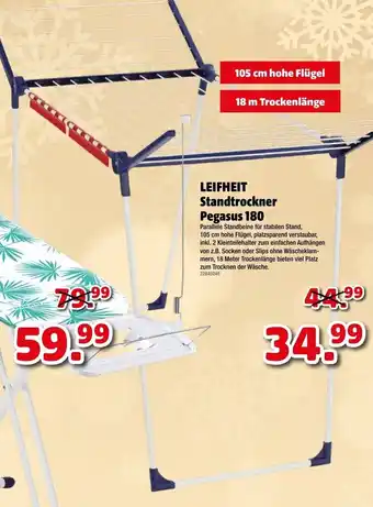 Liebmarkt Leifheit Standtrockner Pegasus 180 Angebot