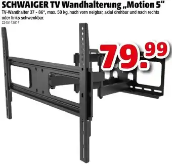 Schwaiger TV Wandhalterung Motion 5