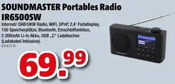 Liebmarkt Soundmaster Portables Radio IR6500SW Angebot