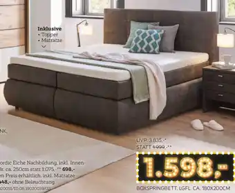 XXXLutz Boxspringbett Angebot
