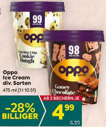 Billa Ice cream Angebot