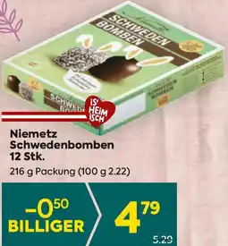 Billa Niemetz Schwedenbomben Angebot