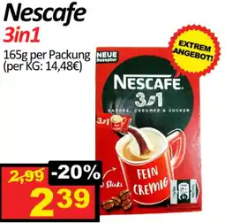 Wurstico Nescafe 3in1 Angebot