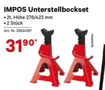 Lagerhaus Unterstellbockset Angebot
