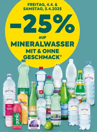 Billa Auf mineralwasser mit & ohne geschmack Angebot