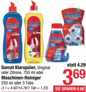 Maximarkt Klarspüler, Original oder Zitrone oder Maschinen-Reiniger Angebot