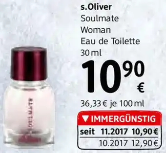 dm S.Oliver Soulmate Woman 30 ml Angebot