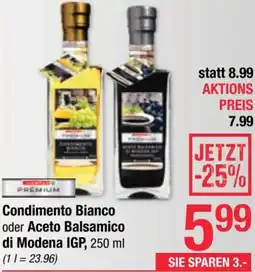 Maximarkt Condimento Bianco oder Aceto Balsamico di Modena IGP Angebot