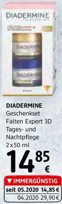 dm Diadermine Geschenkset Falten Expert 3D 2x50ml Angebot