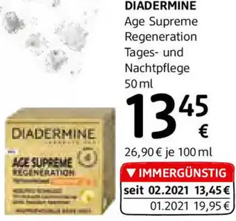 dm Diadermine Age Supreme Regeneration 50ml Angebot