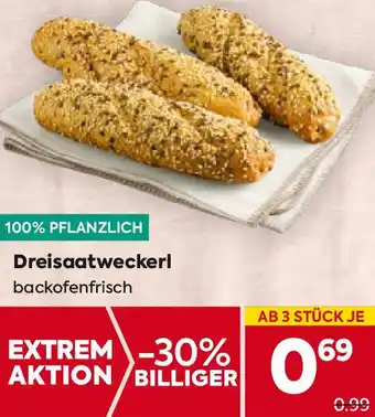 Billa Dreisaatweckerl Angebot