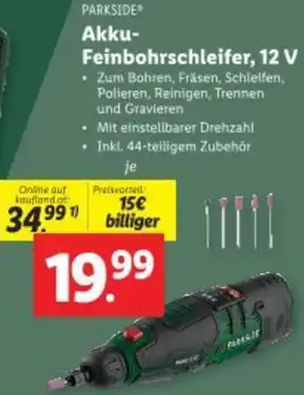Lidl Akku- Feinbohrschleifer Angebot