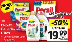 Lidl Pulver, Gel oder Discs Angebot