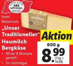 Lidl Unser Traditioneller Heumilch Bergkäse Angebot