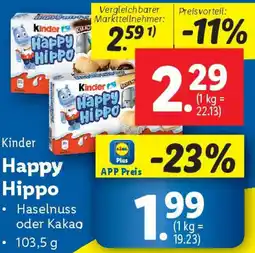 Lidl Happy Hippo Angebot