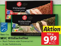 Lidl MSC Wildlachsfilet Angebot
