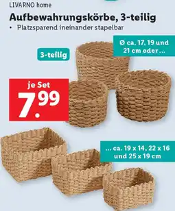 Lidl Aufbewahrungskörbe Angebot