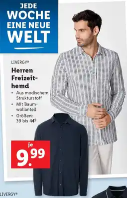 Lidl Herren Freizeit- hemd Angebot