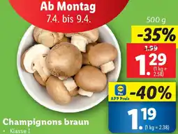 Lidl Champignons braun Angebot