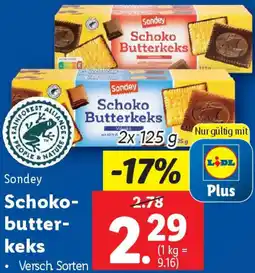 Lidl Schoko- butter- keks Angebot