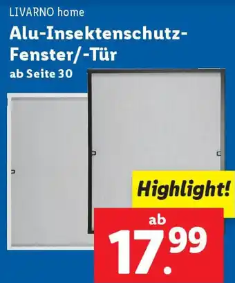 Lidl Alu-Insektenschutz- Fenster/-Tür Angebot