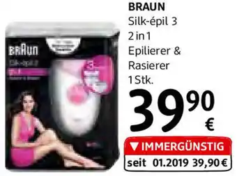 dm Braun Silk-épil 3 2 in 1 Angebot