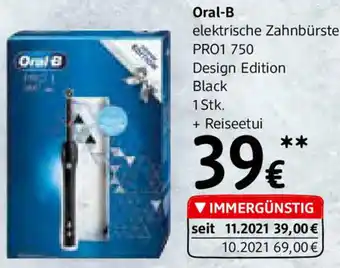dm Oral-B Elektrische Zahnbürste PRO1 750 Angebot