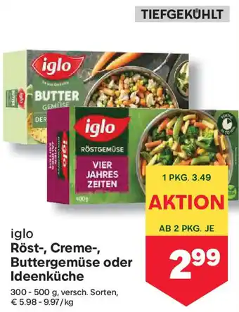 MPreis Röst-, Creme-, Buttergemüse oder Ideenküche Angebot
