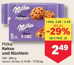 MPreis Milka Kekse und Küchlein Angebot