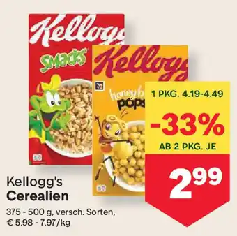 MPreis Kellogg's Cerealien Angebot