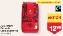 MPreis Julius Meinl Fairtrade Crema Espresso Angebot
