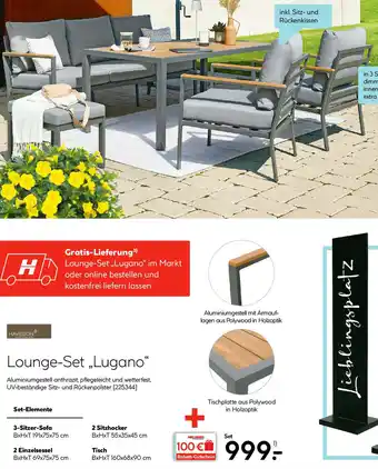 Hellweg Lounge-Set „Lugano Angebot