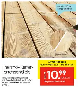 Hellweg Thermo-Kiefer- Terrassendiele Angebot