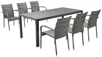 Möbelix GARTENTTISCHSET „EMILIA“ 0422018202 + 1273000201 Möbelix Angebot
