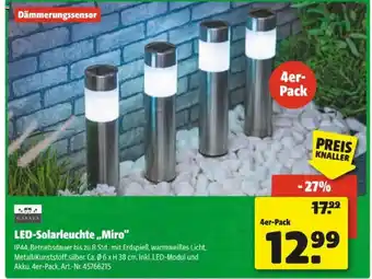 Hagebau Led-solarleuchte miro Angebot