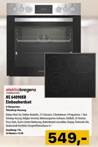 Cosmos He 64090xr einbauherdset Angebot