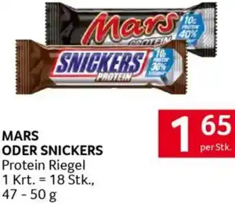 Transgourmet Mars oder snickers Angebot