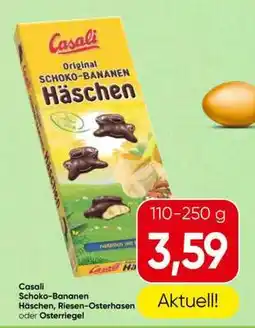 Spar Casali Schoko-Bananen Häschen Angebot