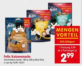Interspar Felix Katzensnacks Angebot