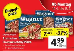 Lidl Original Wagner Steinofen Flammkuchen/Pizza Angebot