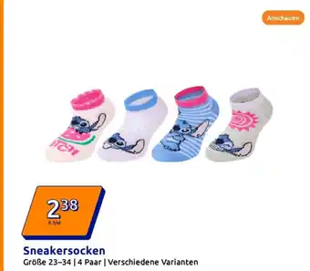Action Sneakersocken Angebot