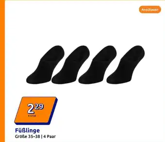 Action Füßlinge Angebot