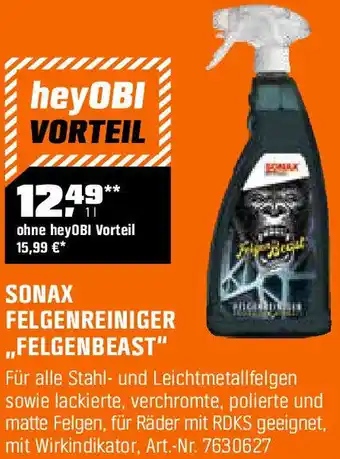 OBI Felgenreiniger felgenbeast Angebot