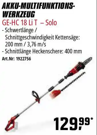 OBI Akku-multifunktions- werkzeug Angebot