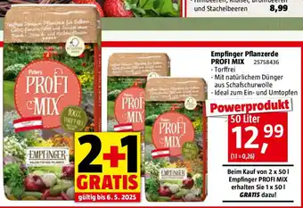 Bauhaus Empfinger pflanzerde profi mix Angebot
