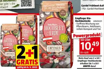 Bauhaus Bio- Hochbeeterde Angebot