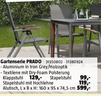 Bauhaus Stapelstuhl Prado Angebot