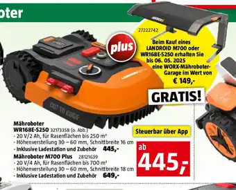 Bauhaus Mähroboter  WR168E-S250 Angebot